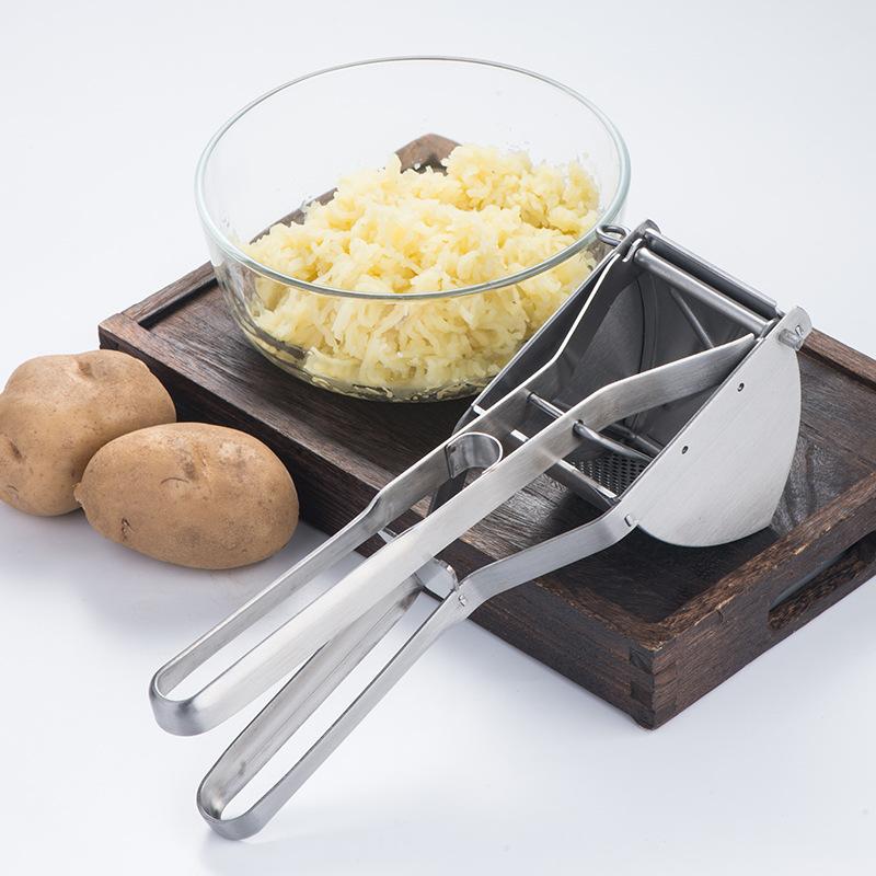 Пресс для картофеля из нержавеющей стали, Картофелемялка, Картофелемялка, Соковыжималка для фруктов и лимона, Соковыжималка для начинки овощей