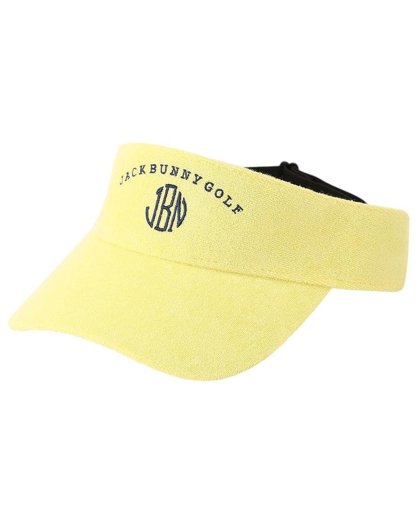 [Jack Bunny] Women's Sun Visor (Pile Fabric, Size Adjustable)  Golf Hat  262-5187407 060Yellow FR