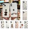 Чехол для телефона с силуэтом таксы Для iPhone 16 15 14 13 12 11 Pro Max XS X XR 7 8 SE Задняя крышка Прозрачный Funda