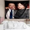 Daryl and Rick Print Tapestry, Backdrop, Easy Setup, Ideal for Bedroom, Office & Living Room, with Aesthetic Wall Hanging Decor.
