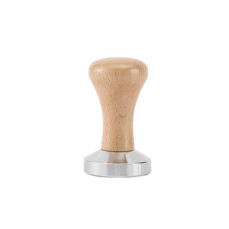 Темпер для кофе из нержавеющей стали 304, красный гуйбао, цельное плоское дно, резьба, 51/58 мм