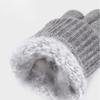 Knitted Warm Gloves Touchable Screen Skiing Gloves Touch Screen Gloves  for Outdoor Cycling Skiing