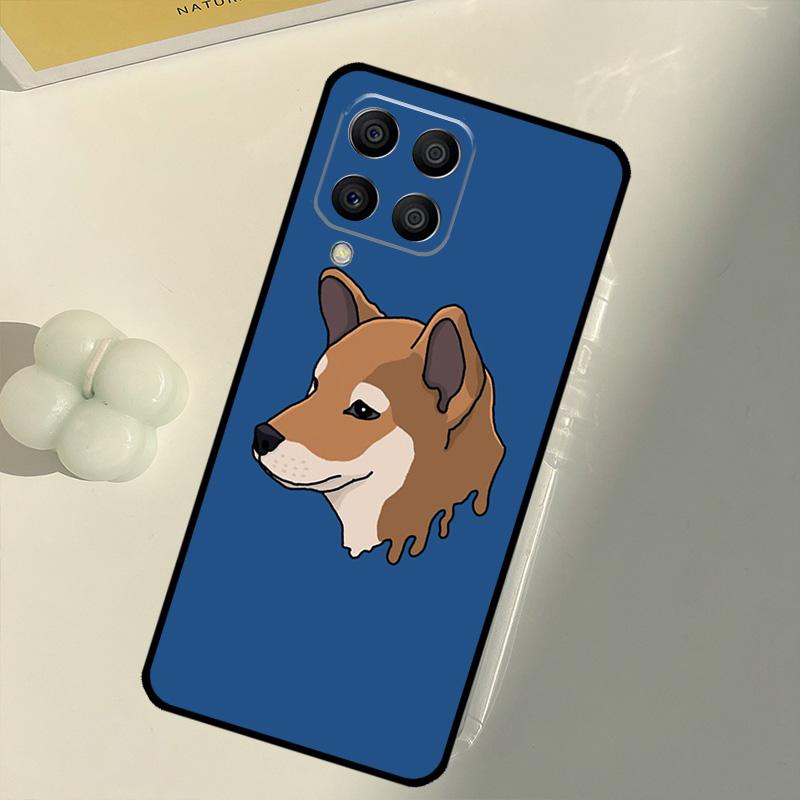 Мультяшная собака Акита Для Samsung Galaxy M16 M06 M12 M55 M15 M35 M14 M34 M54 M11 M21 M31 M13 M33 M53 M32 M52 Чехол