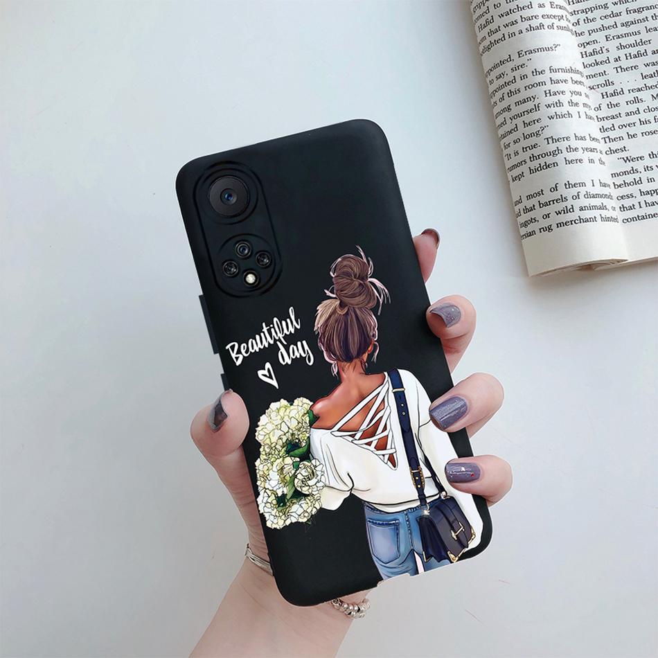 For Honor 50 Case For Huawei Honor 50 Nova 9 SE Cover Coque Super Mom Baby Fashion Girls Silicone Phone Bumper for Honor 50 Case
