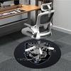 1pc FOXHOUND Special Office Round Area Rug, Indoor Mat Suitable For Office,Bedroom Living Room Home Decor, Room Deco a0926085