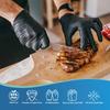 Disposable black gloves, durable, multi-functional black nitrile gloves suitable for breeding, livestock and food