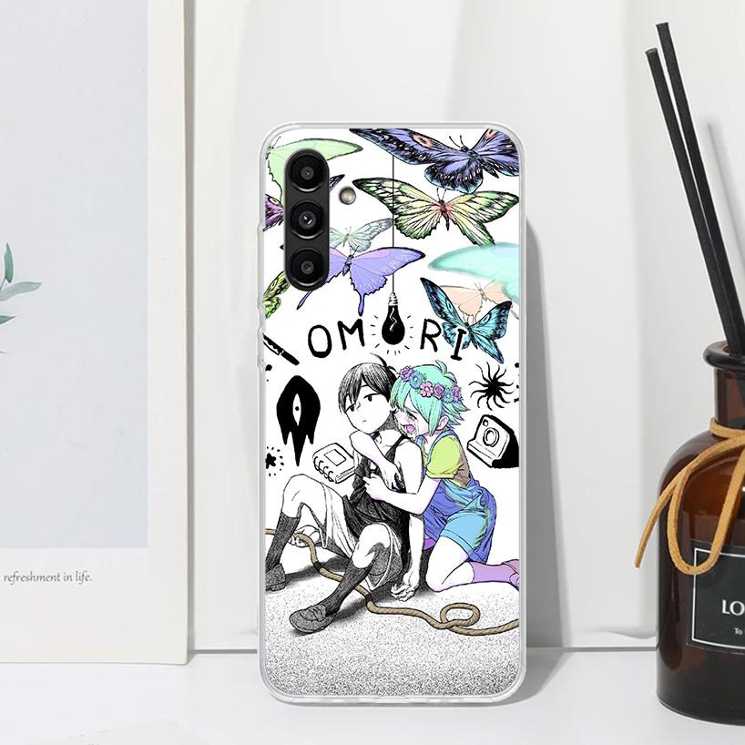 Game O-Omori Cartoon Phone Case For Samsung Galaxy A17 A37 A57 A16 A26 A36 A56 A15 A25 A35 A55 A14 A24 A34 A54 A13 A23 A33 A53 A