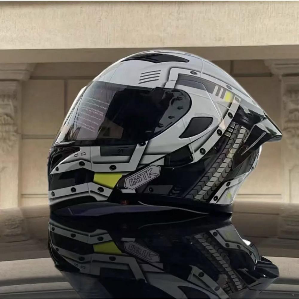 Новый шлем-маска очень большой 70 очень большой обхват головы двойные линзы новый мотоциклетный шлем