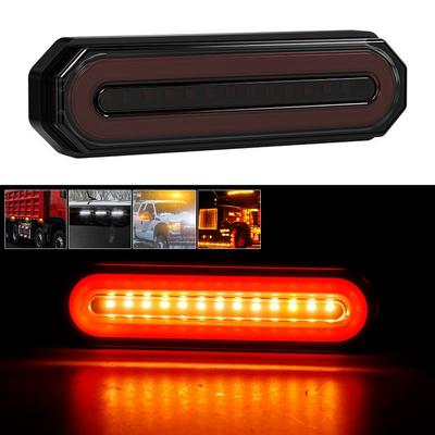 45LED 2 в 1 светодиодный задний фонарь для грузовика, стоп-сигнал, задние фонари, последовательный указатель поворота, лампа DRL для автомобиля, мото-трейлера, квадроцикла 12 В 24 В