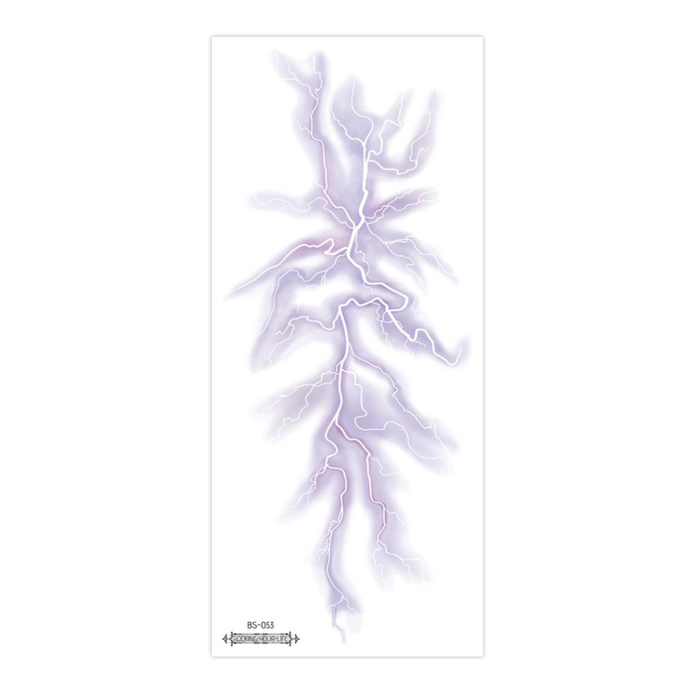 Водонепроницаемые тату-наклейки на Хэллоуин для группы Hunter Girl 2025 с венами и молниями