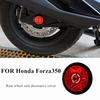 For Honda Forza350 FORZA NSS350 Accessories Rear Axle Fork Cap Nut Cover Wheel Axle Slider Screw Decoration