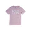 Футболка с коротким рукавом с принтом букв и цифр Polo Ralph Lauren, женская футболка, розовая 710800998-007