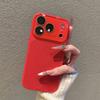 Большое Окно Чехол из Кожи с Текстурой Личи Для Для Iphone 17 16 15 14 Pro Max Защита Камеры Ударопрочный Матовый Жесткий Пластиковый Чехол