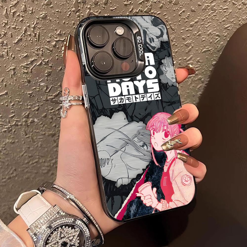 Sakamoto Days Lu Mobile Phone Case for iPhone 17 16 15 14 13 12 11 X XR XS 8 7 Air Pro Max Plus Translucent Colorful Cover Cover