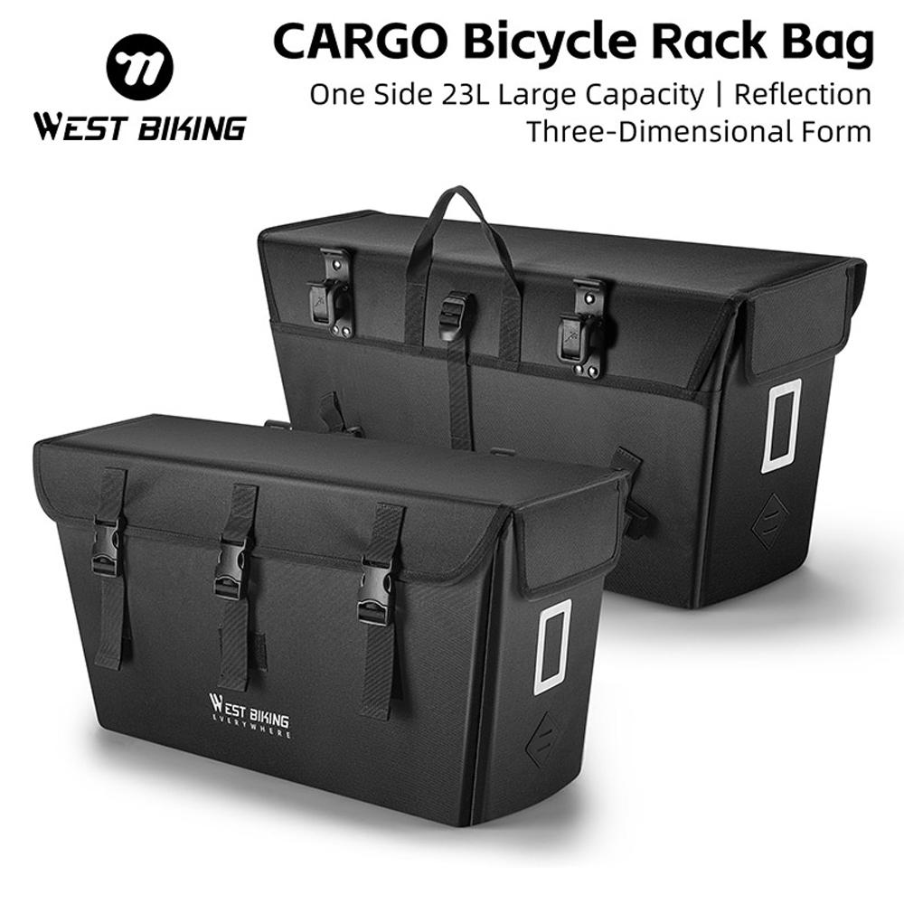 Electric Bike Rear Seats Bag Bicycle Riding Storage Bag Large Capacity Bicycle Rack Seats Bag Bike