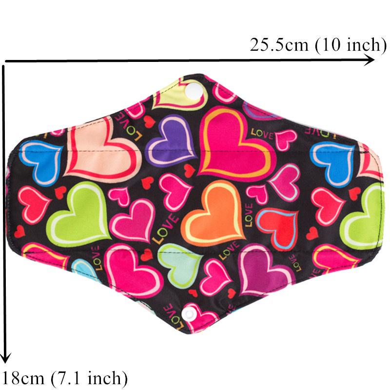 Многоразовые гигиенические прокладки с углеволокном 6 шт в наборе + непромокаемый чехол