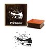 Printtoo Superhero Bunny Flying Square Wooden Rubber Stamp Pattern Scrap-booking-2 x 2
