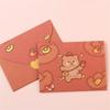 Cute Cartoon Postcard New Year Gift Decoration Letter Paper Greeting Card Birthday Card Blessing Thank Envelope