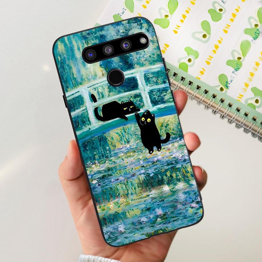 Чехол для LG V50 ThinQ 5G LM-V500EM, чехол для телефона, модный, с цветами и бабочками, из мягкого силикона, задняя крышка для LG V40 V50s Thinq 5G, бампер