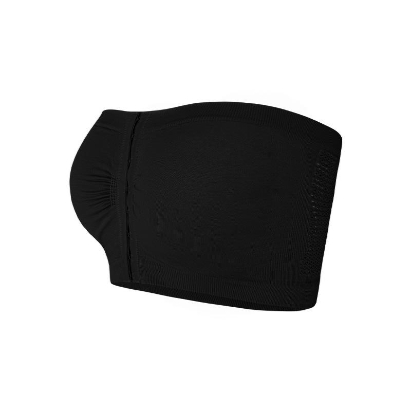 Женский невидимый бюстгальтер с пряжкой спереди, европейский большой размер, нижнее белье пуш-ап, летний топ-труба с запахом на груди L-6XL