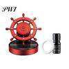 Solar Power Car Aromatherapy 360 Degree Rotation Air Freshener Eco-Friendly Accessories Interior Creative Helm Shape Auto Purifier Fragrance