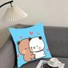 Чехол для подушки P-Panda Bubu And Dudu, двусторонний, плюшевый – Для автомобиля, дивана, спальни, идеально подходит в качестве подарка.