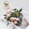 Fake Flower Fashion Non-fading Faux Silk Artificial Flower Home Party Fake Attractive Artificial Rose Faux Rose Flower Living Room Supply