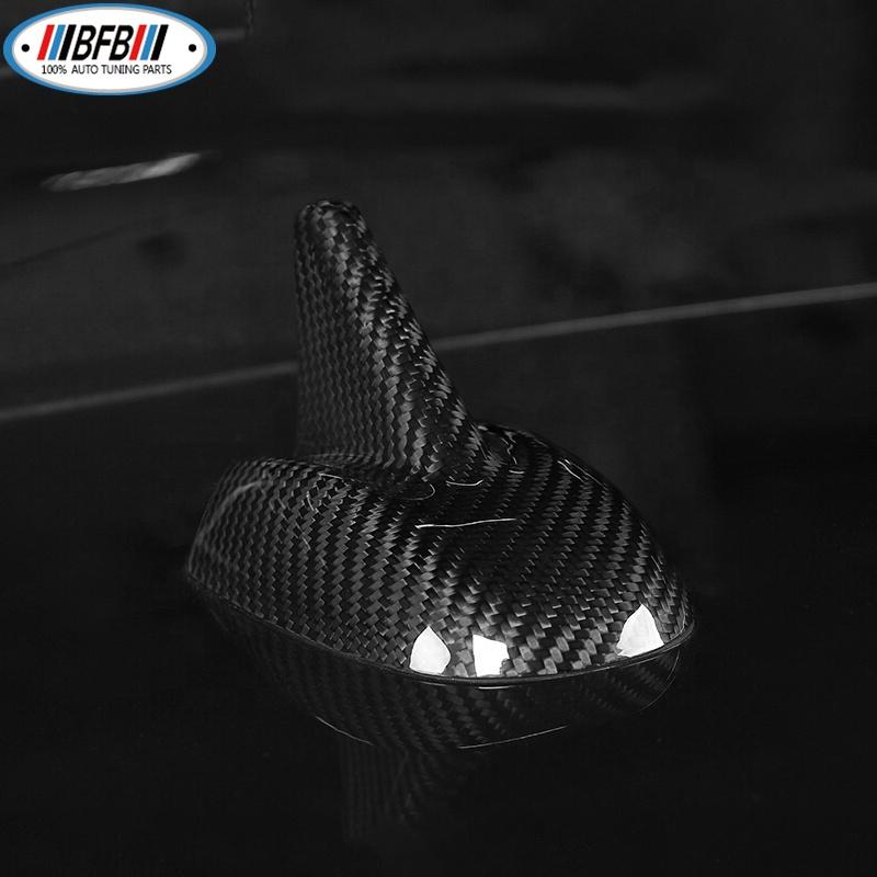Car Roof Shark Fin Antenna Decorative Aerial Carbon Fiber Roof Antenna for Maserati Levante SUV