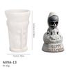 Halloween Ghost Candle Mold DIY Pumpkin Skull Aromatherapy Candle Silicone Molds Plaster Resin Gypsum Decor Day of The Dead