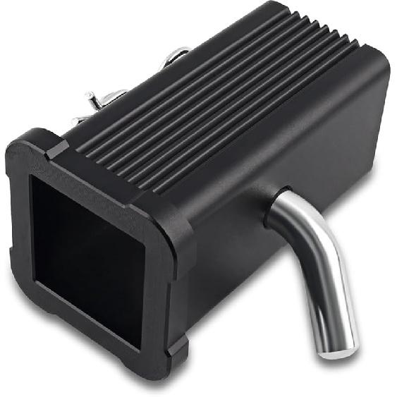 2'' Class III/IV to 1-1/4'' Class I/II Receiver Hitch Adapter ert Sleeve Mount Adapter 2'' to 1/4'' Trailer Receiver Converter for Bike Rack and