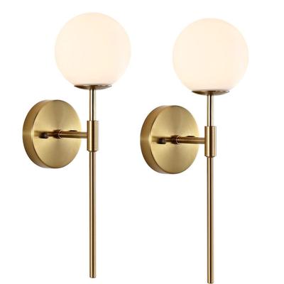 Nordic Creative LED Luxury Настенный светильник Гостиная Металлическая мода Современный минималистский настенный светильник у кровати Спальня Светильники