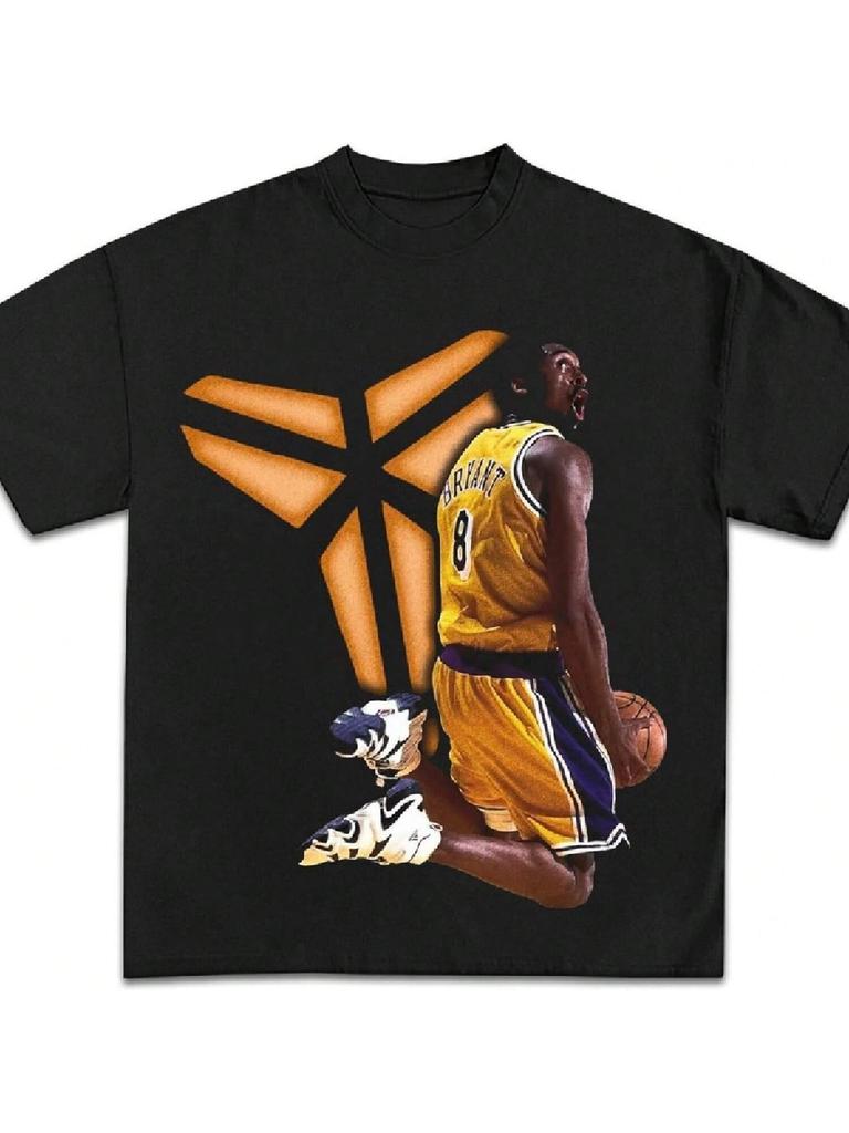 Kobe Mamba Sign Dunk Graphic Tee Premium Quality Heavyweight Basketball Shirt For Adults & Kids