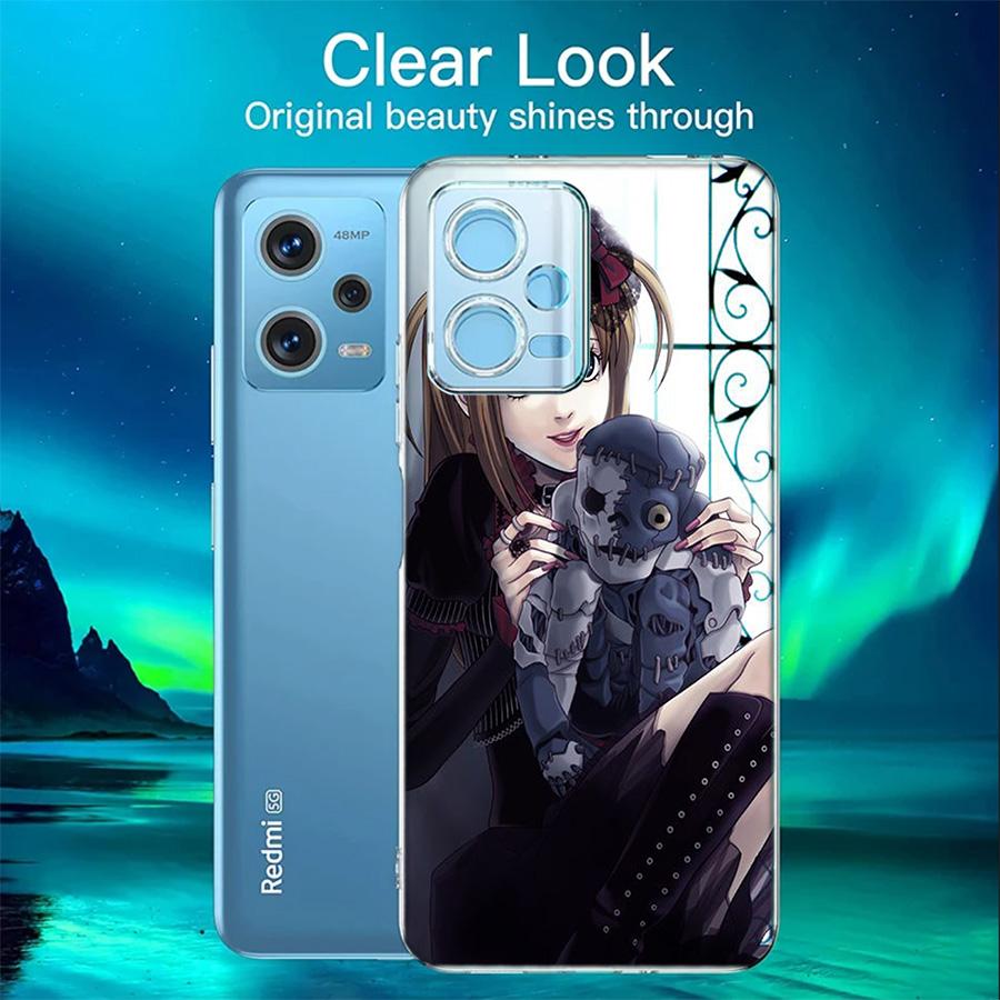 Anime Death note Amane Misa Phone Case For Redmi 12 13C 12C 15C 9 10 10C Note 13 Pro Plus 14 15 Pro 9T 9C 9A TPU Soft Cover Clea