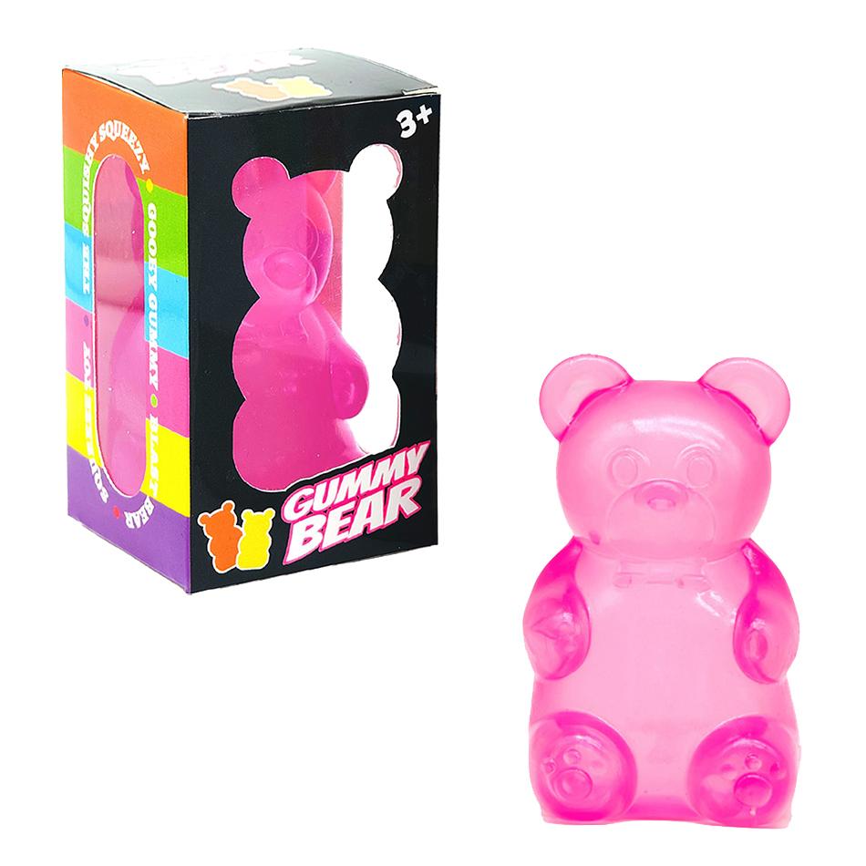 New Schylling N-ee-doh Bear Shaped Sensory Toys Stress Relieving Blocks Pinching Relieving Puzzle Solving Venting Children Souvenir