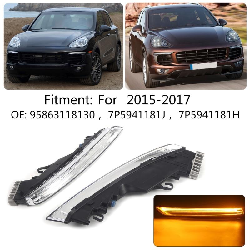 Front Turn Signal Light Vehicle Corner Lamp Replacement Automotive Lighting Assembly 95863118130 7P5941181J 7P5941181H