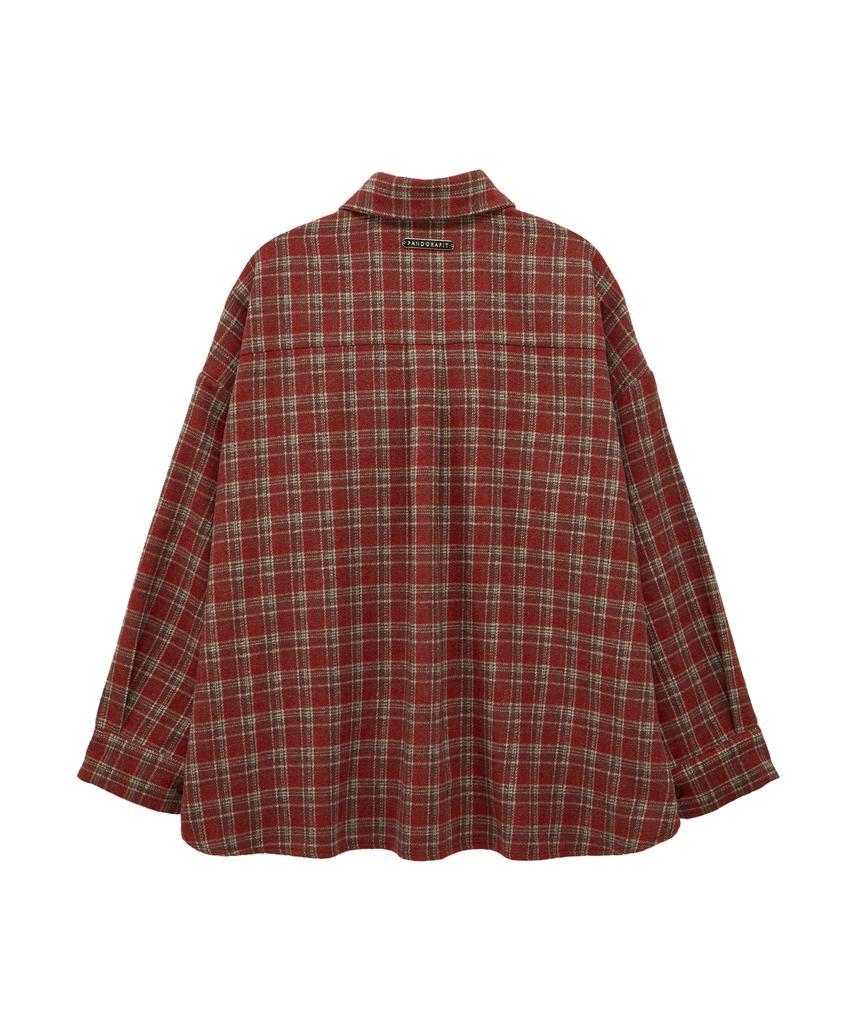 PANDORAFIT Tyler Check Shirt (Red)