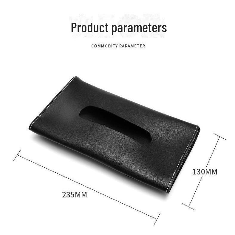 Кожаный автомобильный солнцезащитный козырек и подлокотник, коробка для салфеток - мультяшный дизайн