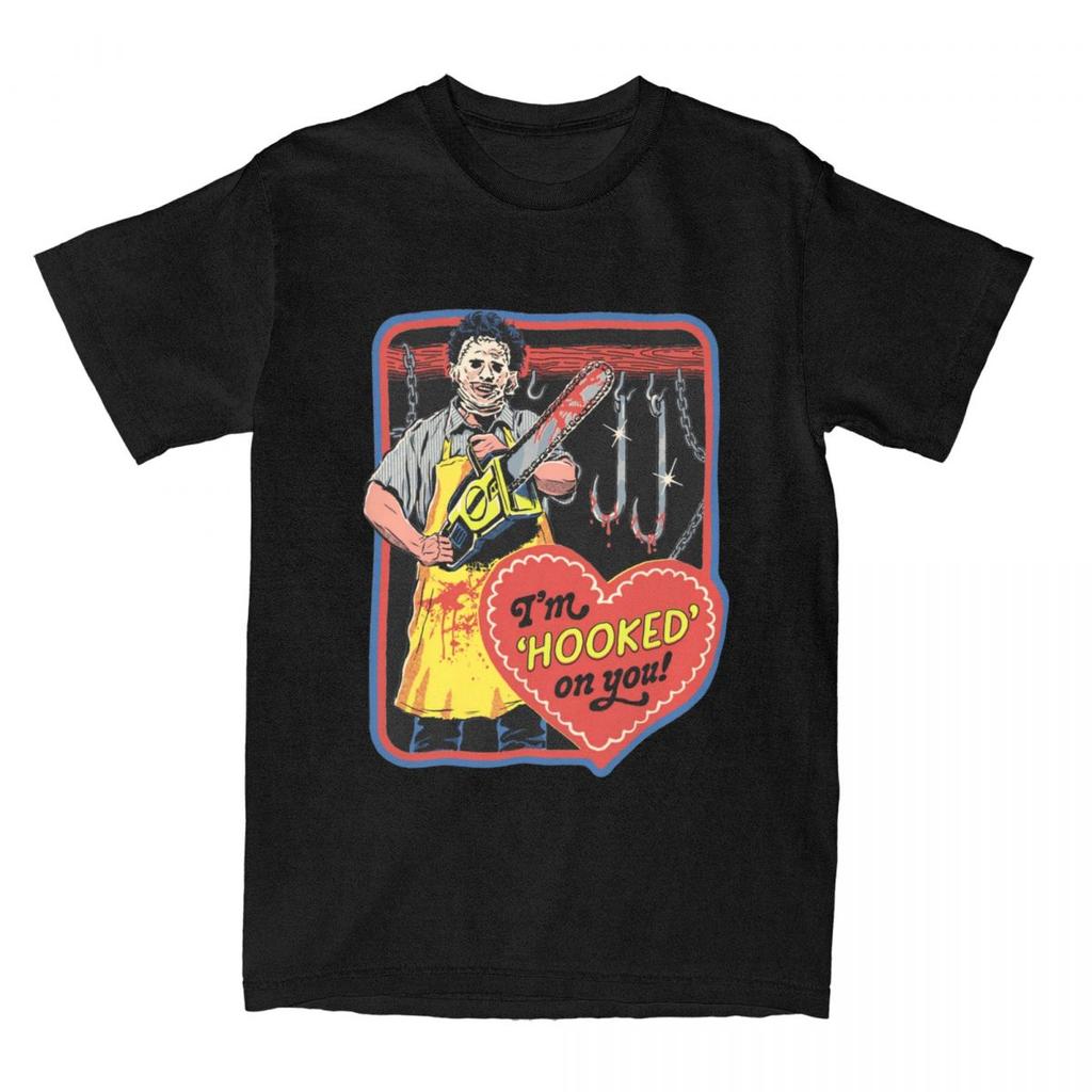 Футболка «Техасская резня бензопилой» для мужчин и женщин, смешная, ужасная, юмористическая, футболка, классическая одежда из чистого хлопка