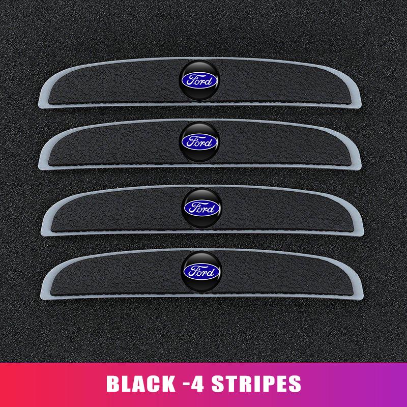 ITES5 For Ford 4pcs Car Door Edge Protection Guards Anti-scratch Stickers Anti-collision Strip Accessories Escape Ecosport Explorer