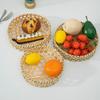 Bread Fruit Bamboo Fruit Basket Vegetable Food Miniature Storage Baskets Cute Woven Basket