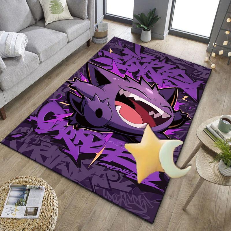Gen-gar Neon Adventure Office Rug Chair Mat, Game Carpet, Suitable for Front Door, Bedroom, Living Room, Desk, Holiday Gift