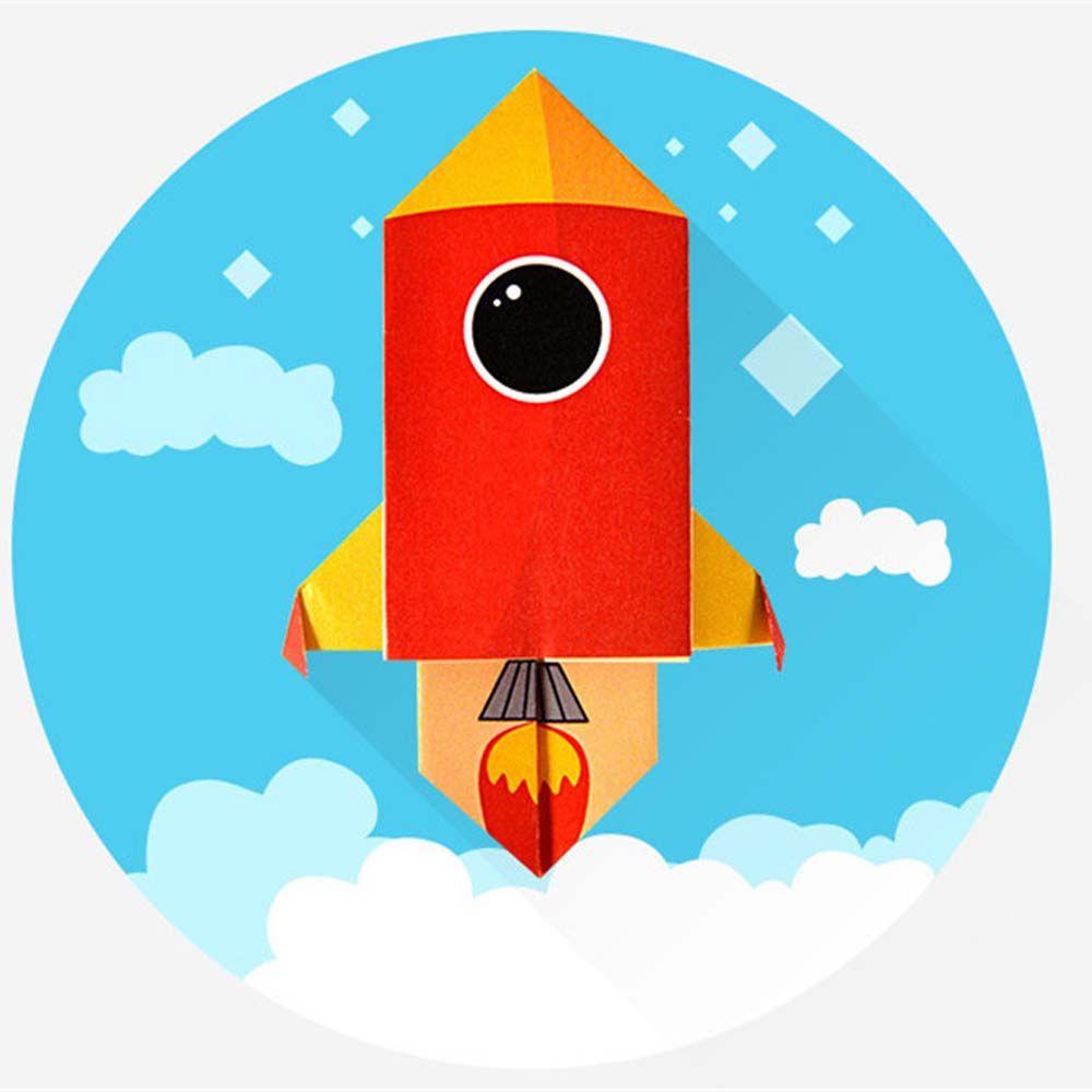 Learning Book Educational Baby Hand-cut Paper Kids Craft Toys Folding Paper Origami Handmade Paper