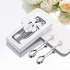 Stainless Steel Coffee Spoon Teaspoon Spoon Wedding Souvenir Bridal Shower Valentine's Favor Gifts Party Tools KTY