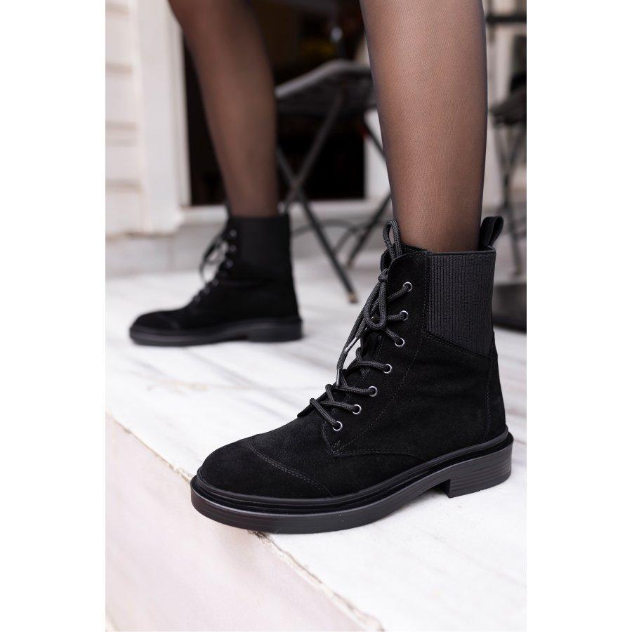 Женские повседневные ботинки из натуральной замши