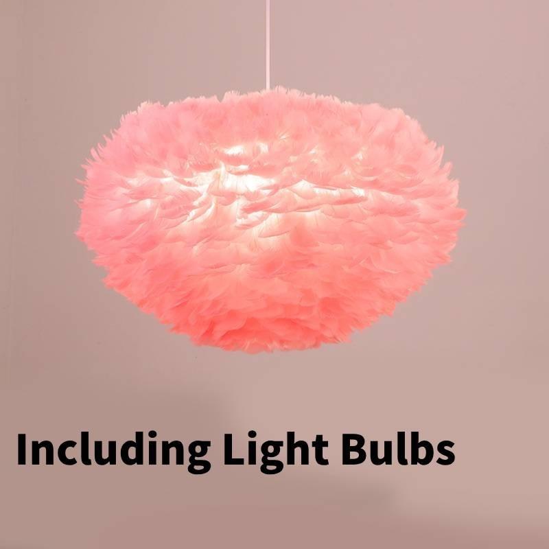 Потолочный Белый Перьевой Подвесной Светильник Абажур Современный Люстра Абажур Лампа Напольный