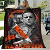 1pc Blanket - The Revenge of Michael Myers Print Design, Lightweight Blanket for Sofa, Bed- Soft &Warm, Gift for All Seasons