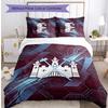 West Ham United Football Printed 3 Pieces Bedding Set, Comfortable Skin Friendly Bedroom Duvet Cover Set