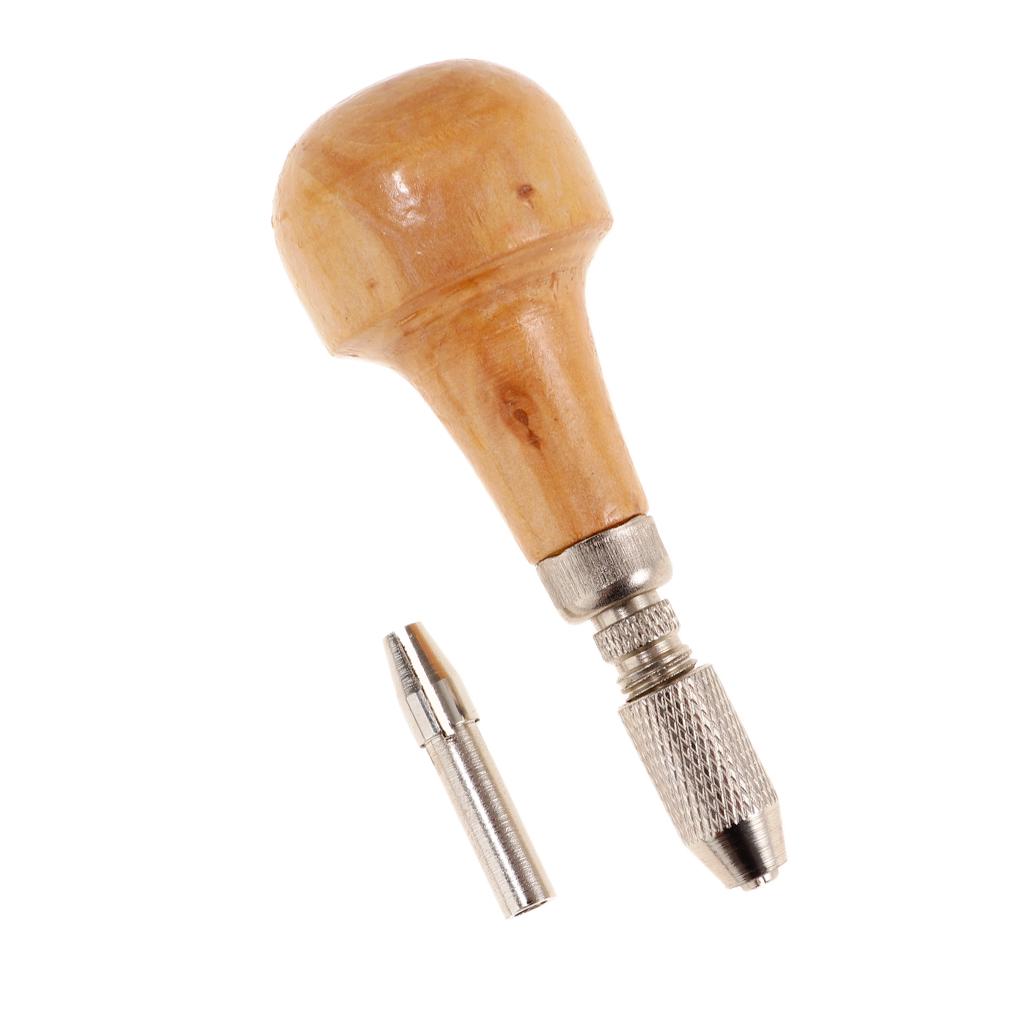 Jewelers Pin Vise Vice Wooden Handle Twisting Wire Wrapping Collet Watch