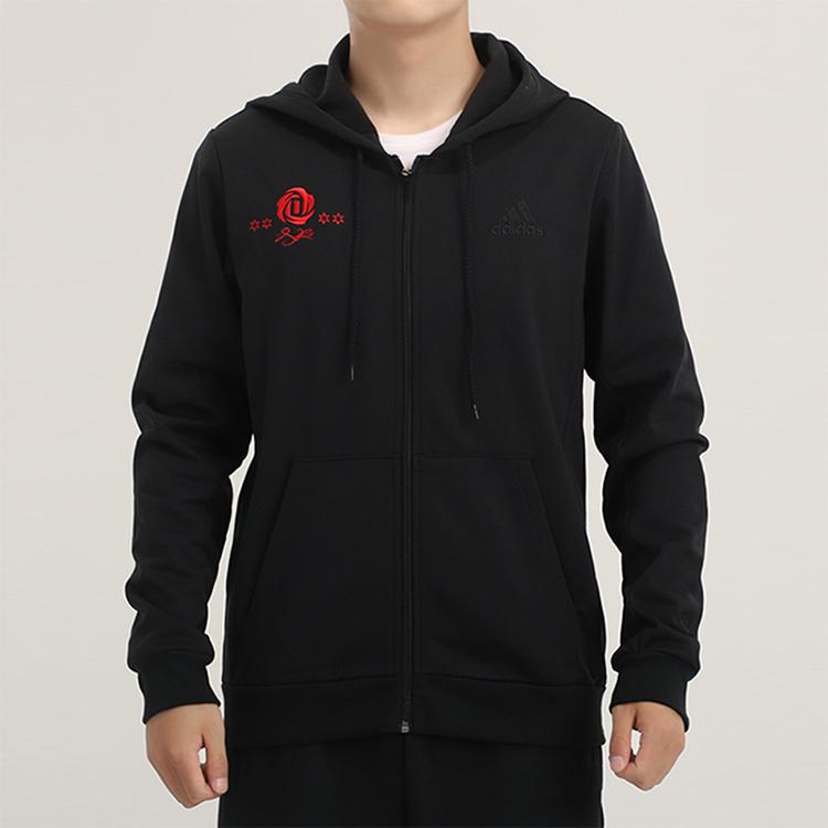 Adidas Повседневная спортивная куртка с капюшоном Мужские куртки черные GE2928