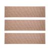 1PC/15PC Anti Moving Staircase Covers Slip Resistant Linen Self Adhesive Stair Mats for Elders and Pets 4 Colors